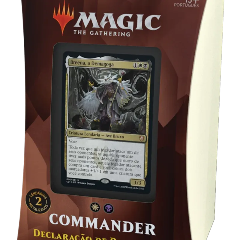 Magic - Strixhaven: Escola de Magos Commander - Declaração de Platinopena em Português Magic - Strixhaven: Escola de Magos Commander - Declaração de Platinopena em Português