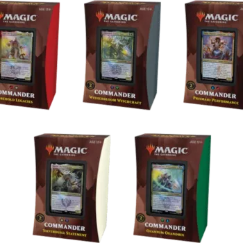Magic - Strixhaven: Escola de Magos Commander - 5 Decks em Português