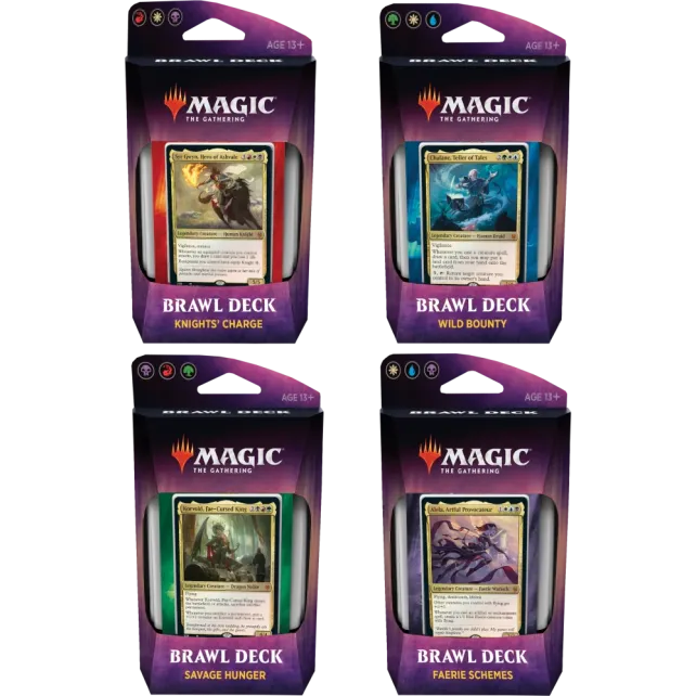 Magic - Trono de Eldraine - Kit 4 Decks de Brawl em Inglês