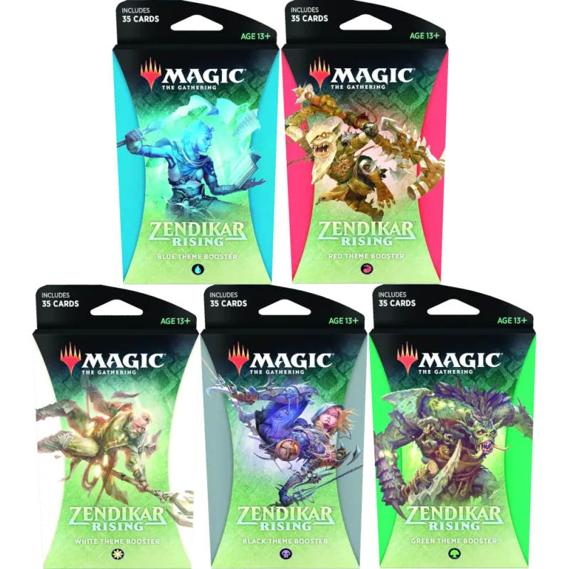 Magic - Renascer de Zendikar - Kit 6 Boosters temáticos em Inglês