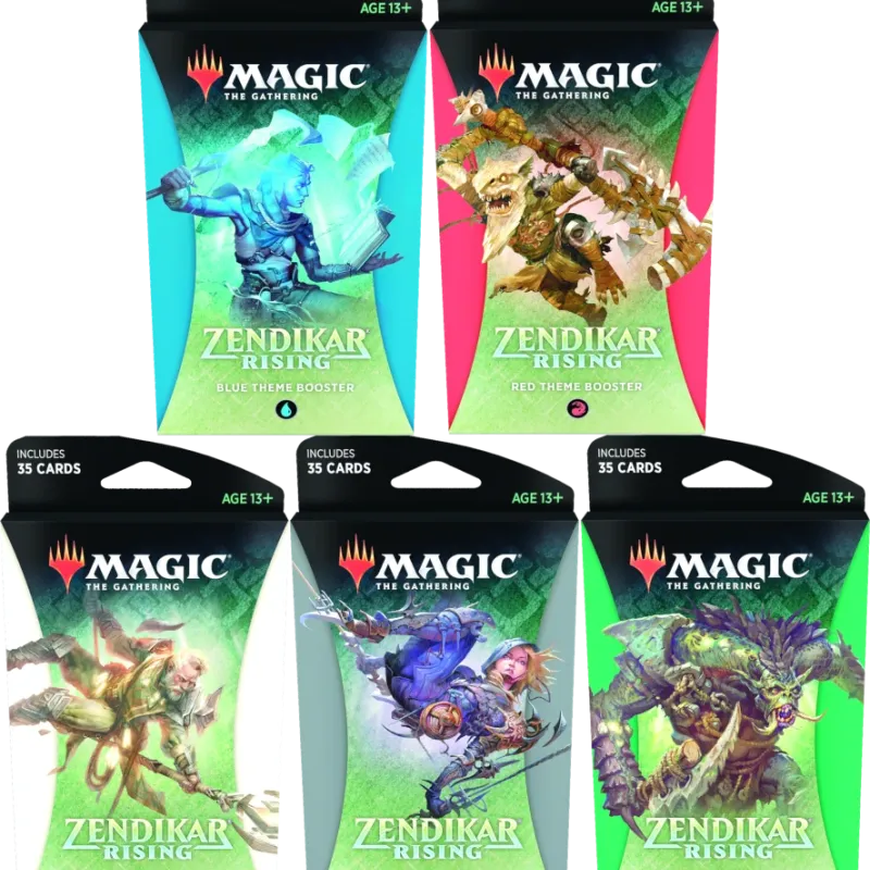 Magic - Renascer de Zendikar - Kit 6 Boosters temáticos em Inglês Magic - Renascer de Zendikar - Kit 6 Boosters temáticos em Inglês