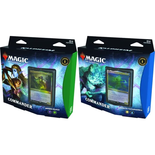 Magic - Kaldheim - Kit 2 Decks de Commander em português
