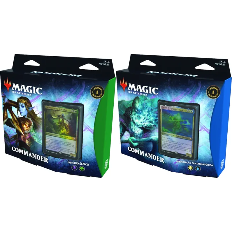 Magic - Kaldheim - Kit 2 Decks de Commander em português