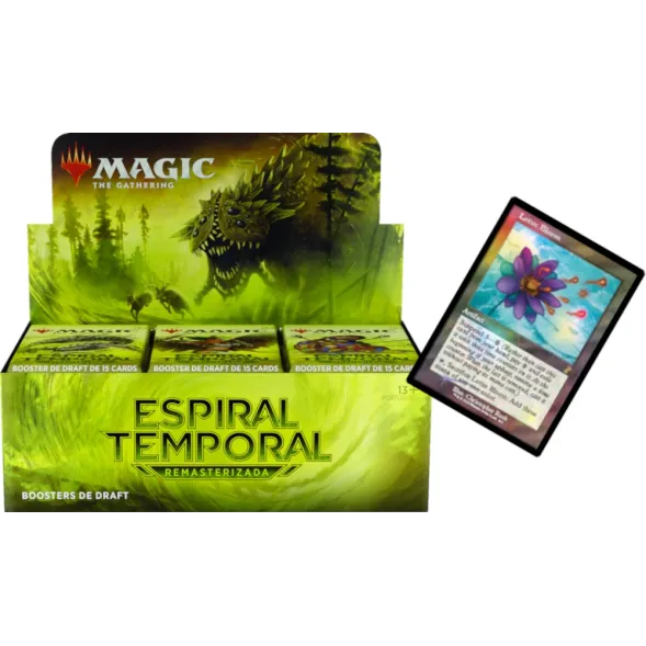 Magic - Espiral Temporal Remasterizada - Booster Box em Português + Buy-a-Box