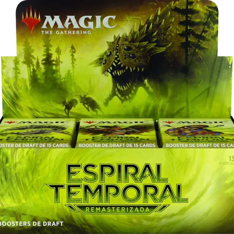 Magic - Espiral Temporal Remasterizada - Booster Box em Português + Buy-a-Box
