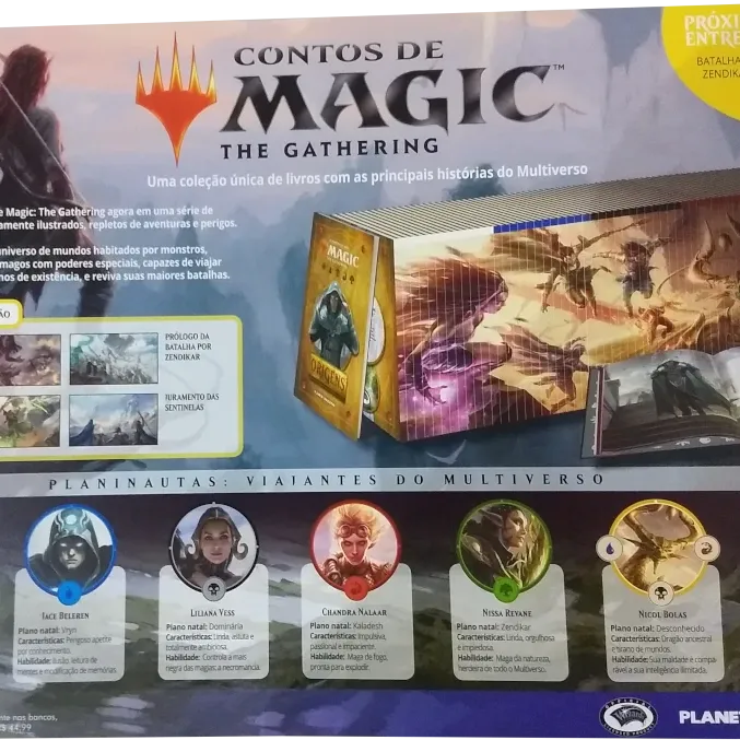 Contos de Magic the Gathering Vol. 02 e 03 - Prólogo e Batalha por Zendikar parte I - Planeta DeAgostini Contos de Magic the Gathering Vol. 02 e 03 - Prólogo e Batalha por Zendikar parte I - Planeta DeAgostini