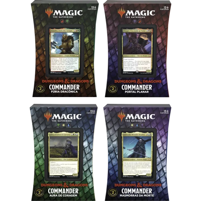 Magic - D&D: Adventures in the Forgotten Realms - 4 Decks em Português (previsão de Envio 23/07/21)