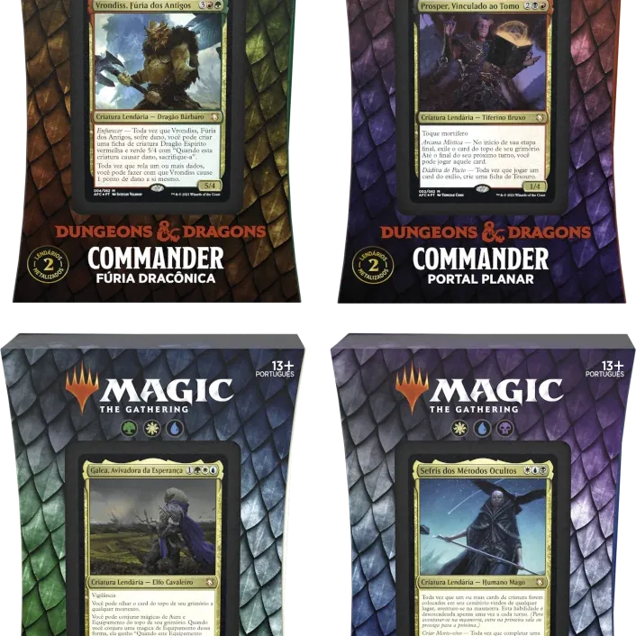 Magic - D&D: Adventures in the Forgotten Realms - 4 Decks em Português (previsão de Envio 23/07/21) Magic - D&D: Adventures in the Forgotten Realms - 4 Decks em Português (previsão de Envio 23/07/21)