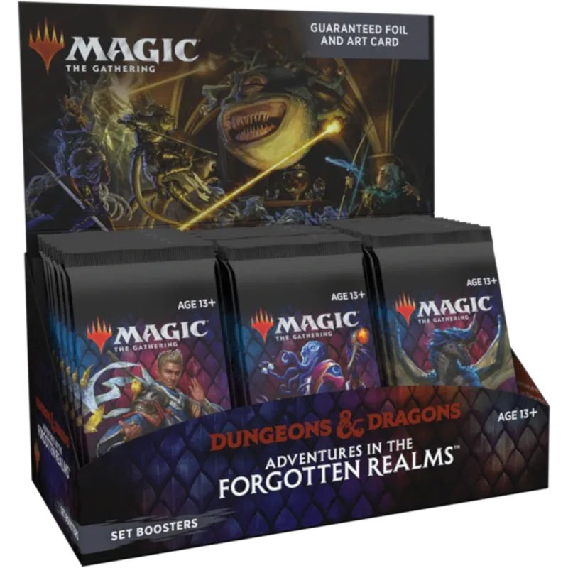 Magic - D&D: Adventures in the Forgotten Realms - Set Booster Box em Inglês (Previsão de envio 23/07/2020)