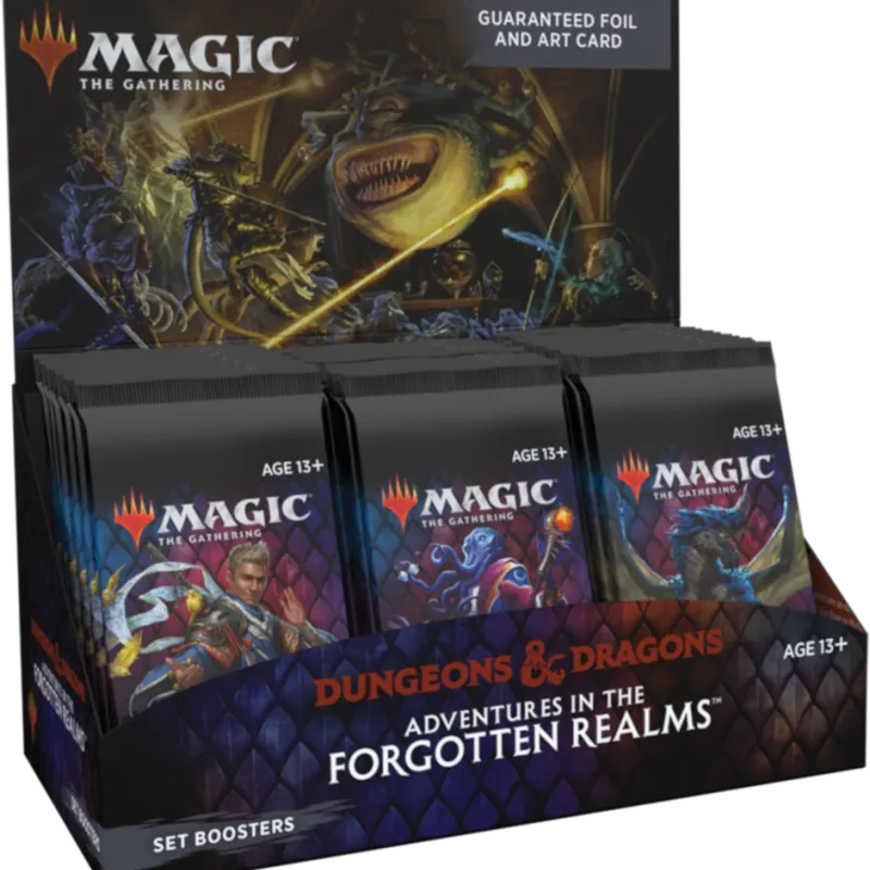 Magic - D&D: Adventures in the Forgotten Realms - Set Booster Box em Inglês (Previsão de envio 23/07/2020)