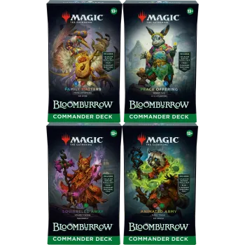 Magic - Bloomburrow - Kit de Commander 4 Packs em Inglês (Previsão de envio 02/08/2024)
