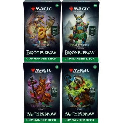 Magic - Bloomburrow - Kit de Commander 4 Packs em Inglês (Previsão de envio 02/08/2024)