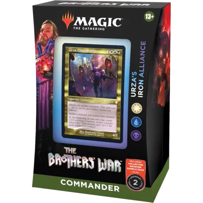 Magic - A Guerra dos Irmãos - Deck de Commander - Urza's Iron Alliance (branco/azul/preto) em Inglês