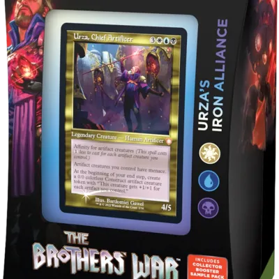 Magic - A Guerra dos Irmãos - Deck de Commander - Urza's Iron Alliance (branco/azul/preto) em Inglês