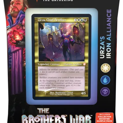 Magic - A Guerra dos Irmãos - Deck de Commander - Urza's Iron Alliance (branco/azul/preto) em Inglês
