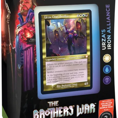 Magic - A Guerra dos Irmãos - Deck de Commander - Urza's Iron Alliance (branco/azul/preto) em Inglês