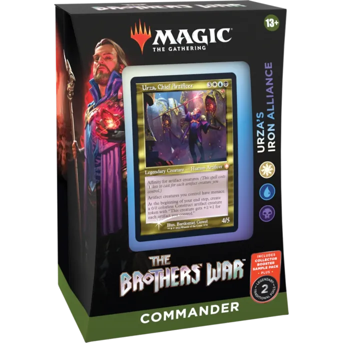 Magic - A Guerra dos Irmãos - Deck de Commander - Urza's Iron Alliance (branco/azul/preto) em Inglês