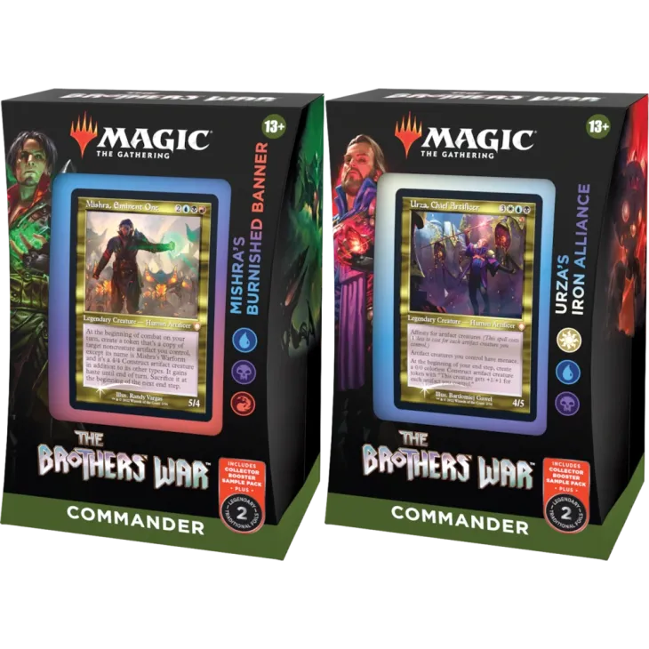 Magic - A Guerra dos Irmãos - Deck de Commander - Kit 2 decks em Inglês 