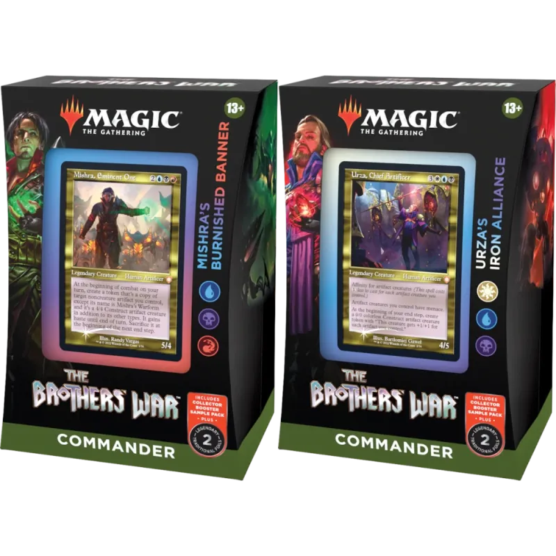 Magic - A Guerra dos Irmãos - Deck de Commander - Kit 2 decks em Inglês 