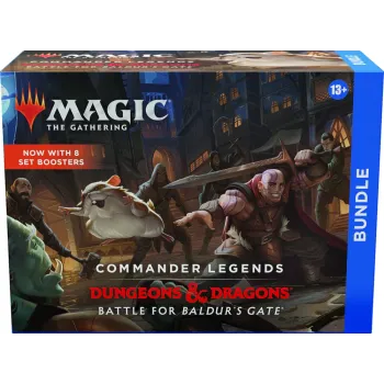 Magic - Commander Legends: Batalha pelo Portal de Baldur - Pacote (Bundle) em Inglês