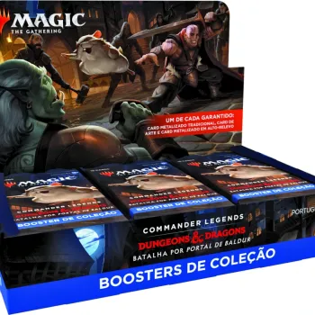 Magic - Commander Legends: Batalha pelo Portal de Baldur - Caixa de Booster de Coleção em Português