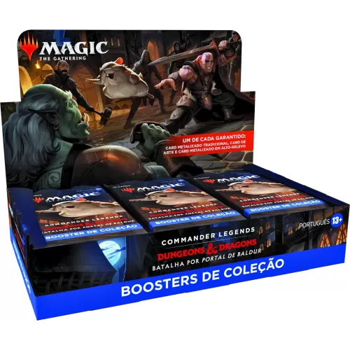 Magic - Commander Legends: Batalha pelo Portal de Baldur - Caixa de Booster de Coleção em Português