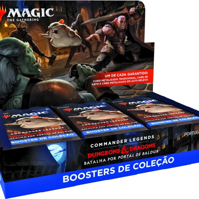 Magic - Commander Legends: Batalha pelo Portal de Baldur - Caixa de Booster de Coleção em Português Magic - Commander Legends: Batalha pelo Portal de Baldur - Caixa de Booster de Coleção em Português