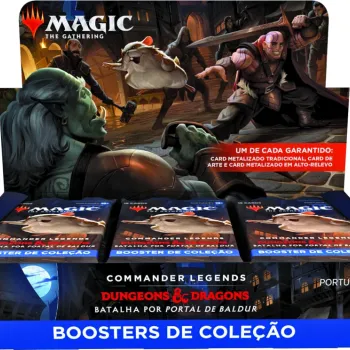 Magic - Commander Legends: Batalha pelo Portal de Baldur - Caixa de Booster de Coleção em Português Magic - Commander Legends: Batalha pelo Portal de Baldur - Caixa de Booster de Coleção em Português