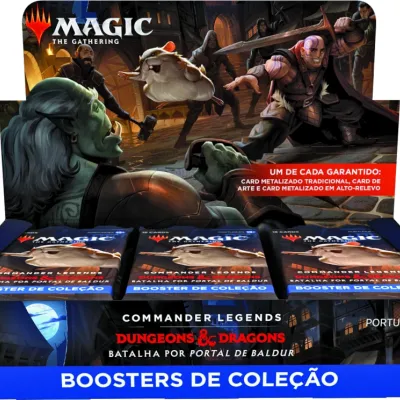 Magic - Commander Legends: Batalha pelo Portal de Baldur - Caixa de Booster de Coleção em Português Magic - Commander Legends: Batalha pelo Portal de Baldur - Caixa de Booster de Coleção em Português