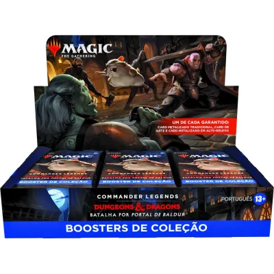 Magic - Commander Legends: Batalha pelo Portal de Baldur - Caixa de Booster de Coleção em Português