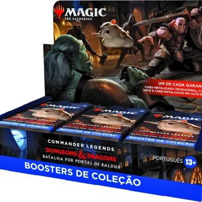 Magic - Commander Legends: Batalha pelo Portal de Baldur - Caixa de Booster de Coleção em Português Magic - Commander Legends: Batalha pelo Portal de Baldur - Caixa de Booster de Coleção em Português