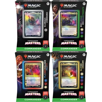 Magic - Commander Masters - Kit de Commander 4 Packs em Inglês (Previsão de Envio 04/08/2023)