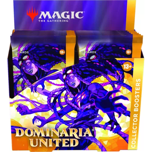 Magic - Dominária Unida - Caixa de Booster de Colecionador em Inglês + Buy a Box
