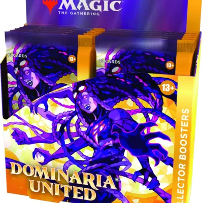Magic - Dominária Unida - Caixa de Booster de Colecionador em Inglês + Buy a Box Magic - Dominária Unida - Caixa de Booster de Colecionador em Inglês + Buy a Box