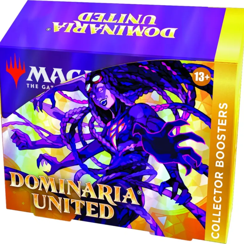 Magic - Dominária Unida - Caixa de Booster de Colecionador em Inglês + Buy a Box Magic - Dominária Unida - Caixa de Booster de Colecionador em Inglês + Buy a Box