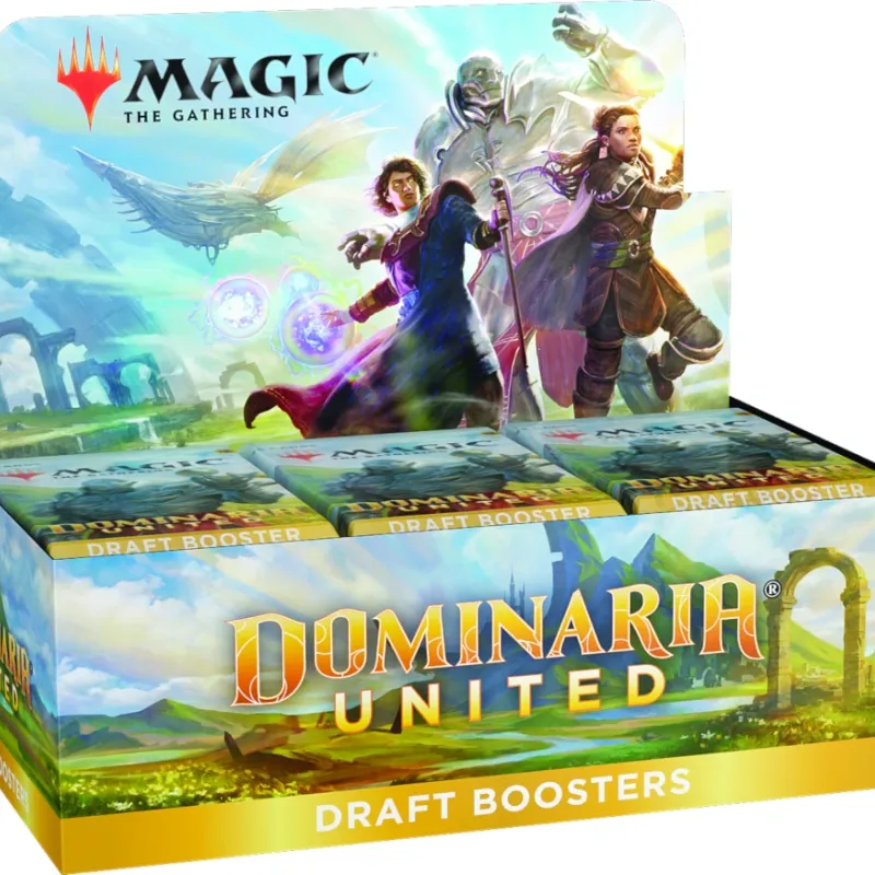 Magic - Dominária Unida - Caixa de Booster de Draft em Inglês + Buy a Box Magic - Dominária Unida - Caixa de Booster de Draft em Inglês + Buy a Box
