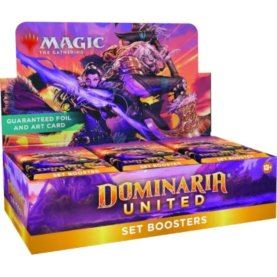 Magic - Dominária Unida - Caixa de Booster de Coleção em Inglês + Buy a Box