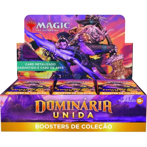 Magic - Dominária Unida - Caixa de Booster de Coleção em Português + Buy a Box