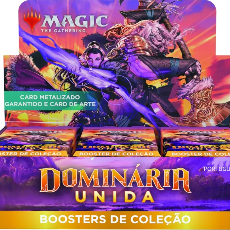 Magic - Dominária Unida - Caixa de Booster de Coleção em Português + Buy a Box Magic - Dominária Unida - Caixa de Booster de Coleção em Português + Buy a Box