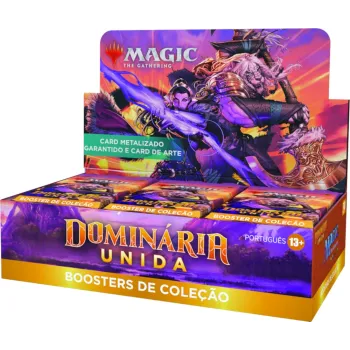 Magic - Dominária Unida - Caixa de Booster de Coleção em Português + Buy a Box