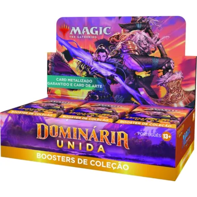 Magic - Dominária Unida - Caixa de Booster de Coleção em Português + Buy a Box