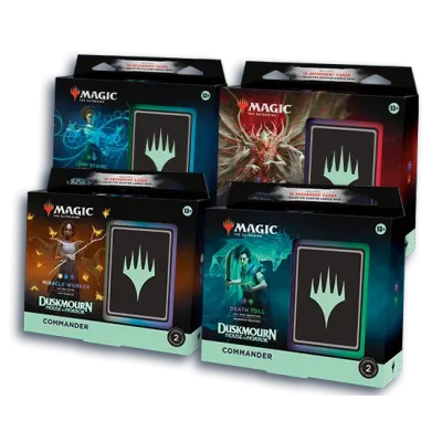 Magic - Duskmourn: House of Horror - Kit de Commander 4 Packs em Inglês (Previsão de envio 27/09/2024)