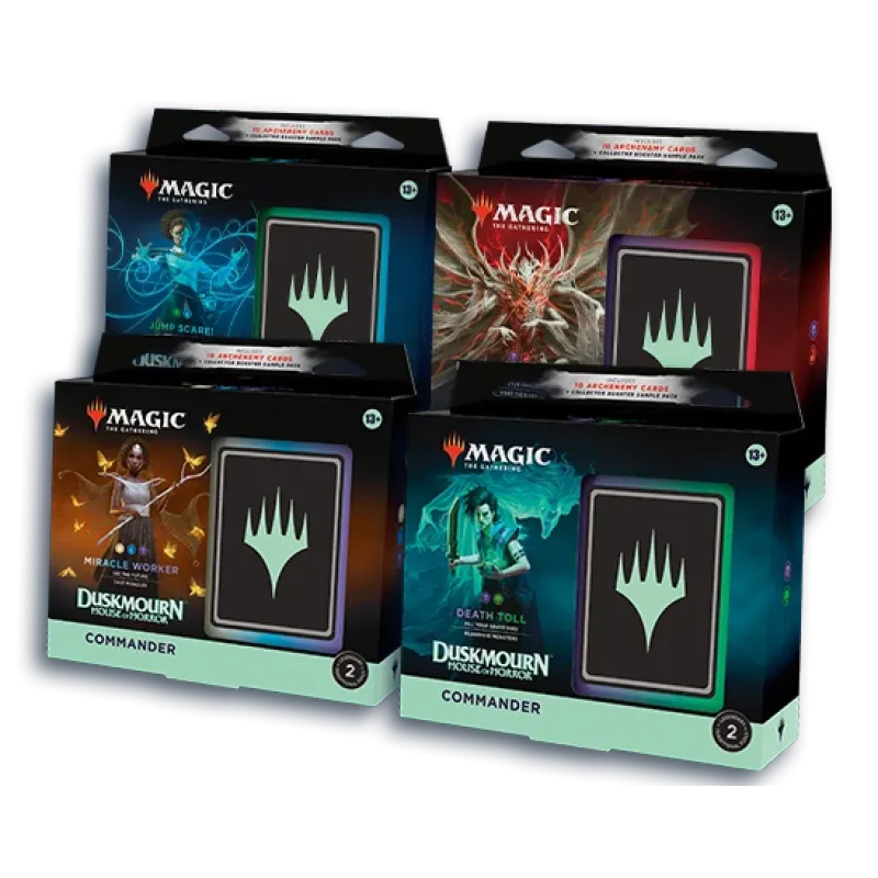 Magic - Duskmourn: House of Horror - Kit de Commander 4 Packs em Inglês (Previsão de envio 27/09/2024)