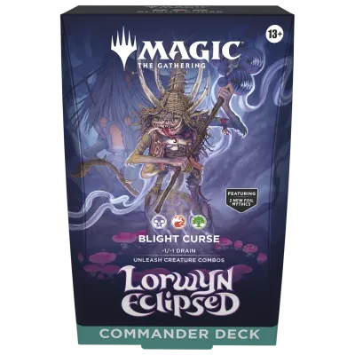 Magic - Lorwyn Eclipsed - Deck de Commander em inglês - Blight Curse