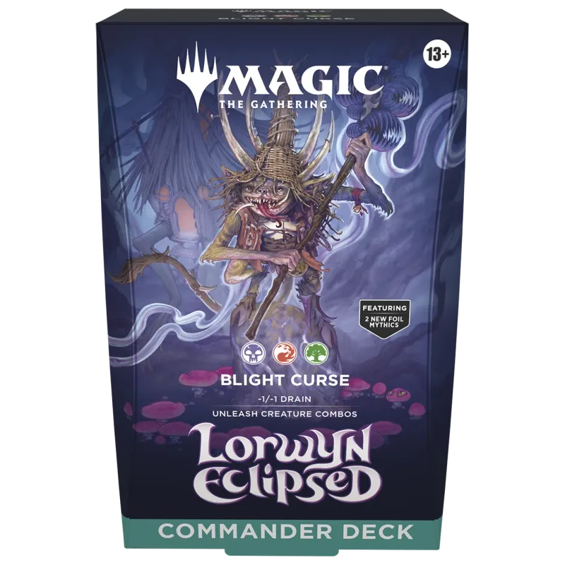 Magic - Lorwyn Eclipsed - Deck de Commander em inglês - Blight Curse
