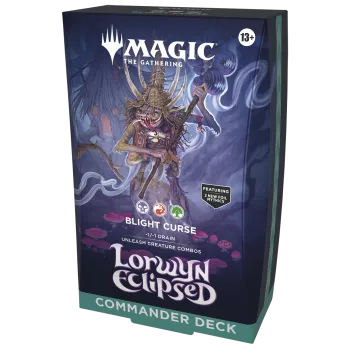 Magic - Lorwyn Eclipsed - Deck de Commander em inglês - Blight Curse