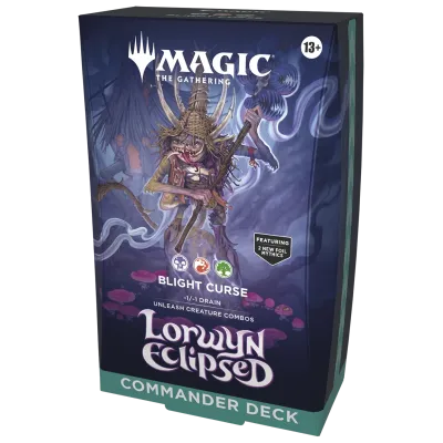 Magic - Lorwyn Eclipsed - Deck de Commander em inglês - Blight Curse