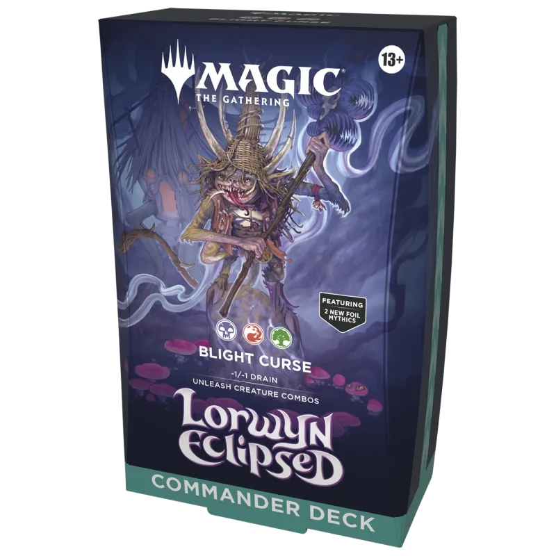 Magic - Lorwyn Eclipsed - Deck de Commander em inglês - Blight Curse