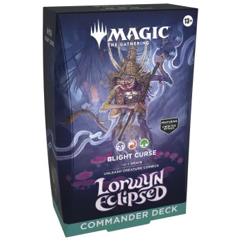 Magic - Lorwyn Eclipsed - Deck de Commander em inglês - Blight Curse