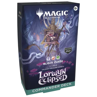 Magic - Lorwyn Eclipsed - Deck de Commander em inglês - Blight Curse